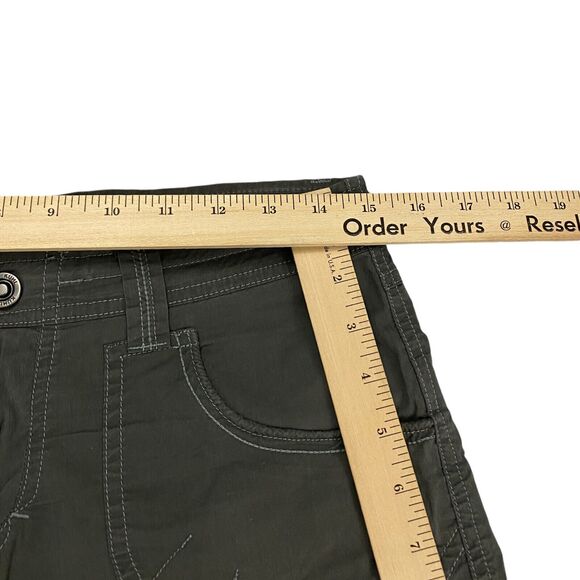 Kuhl Kontra Shorts Women's Size 6 Sage Button Flap Pockets Hiking Shorts - Picture 7 of 16